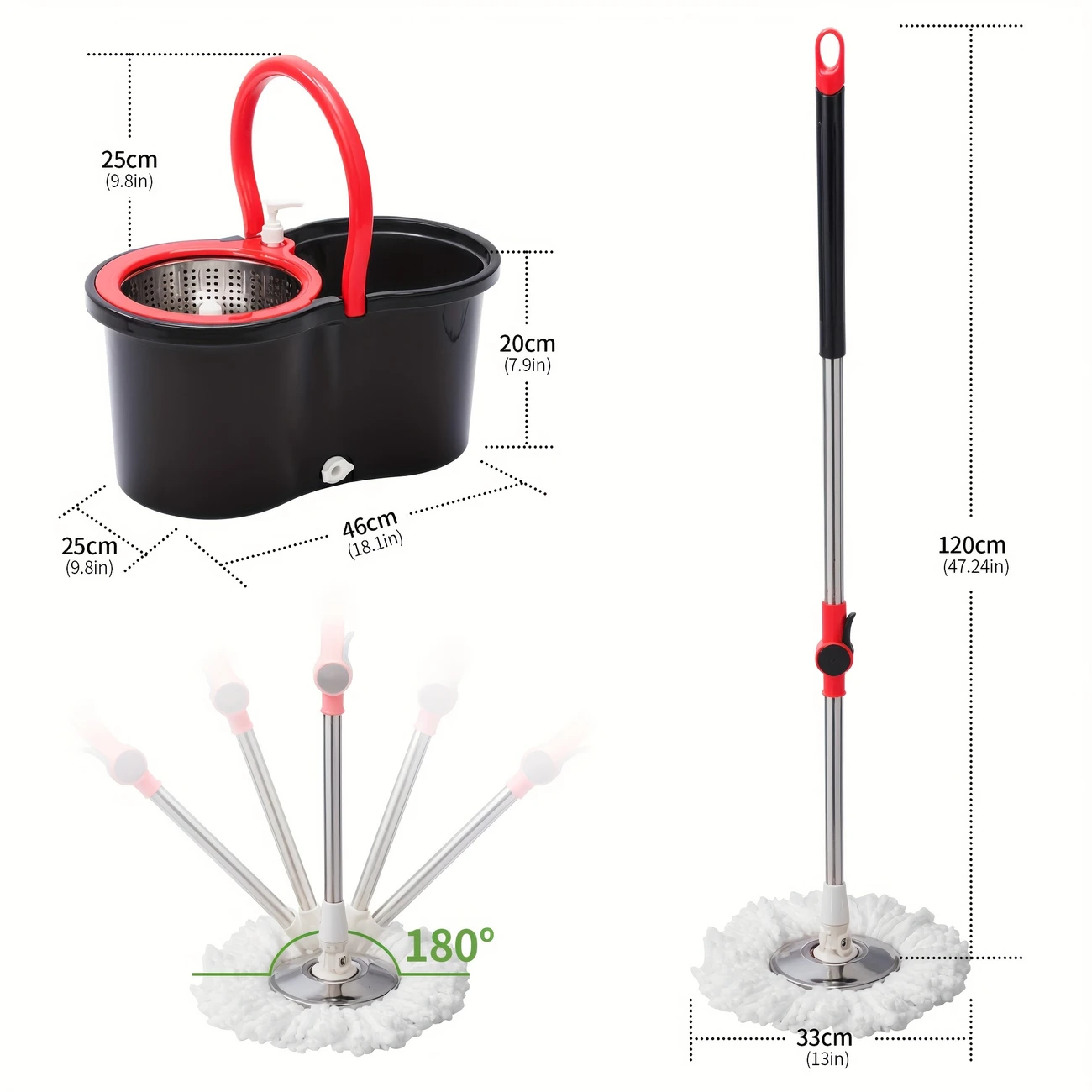 SpinMop 360 - Sistema Definitivo de Limpieza de Pisos