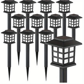 SolarGlow Pathway Lights - Pack de 12