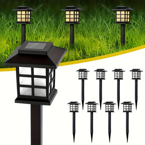 SolarGlow Pathway Lights - Pack de 12