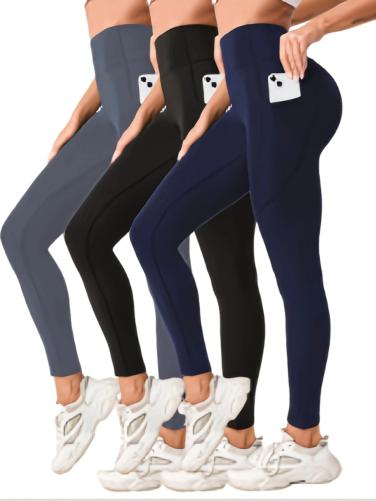 FlexFit Leggings de Yoga de Cintura Alta